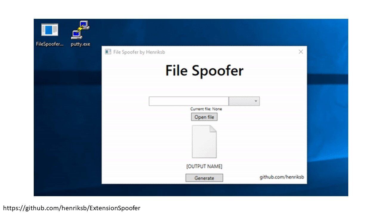 File spoofer